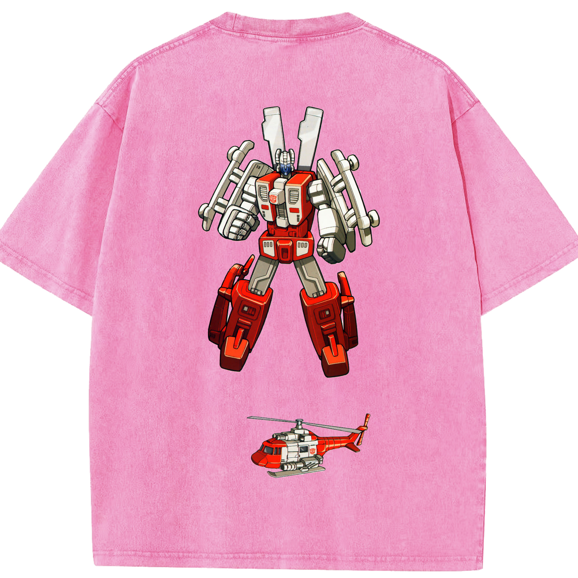 （画像用）  綿100% ヴィンテージ風 半袖Tシャツ（背面プリント）